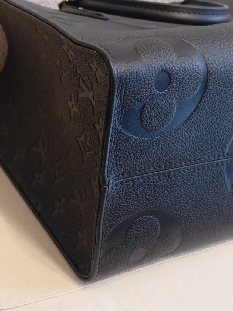100 Original Louis Vuitton Onthego MM schwarz M45595